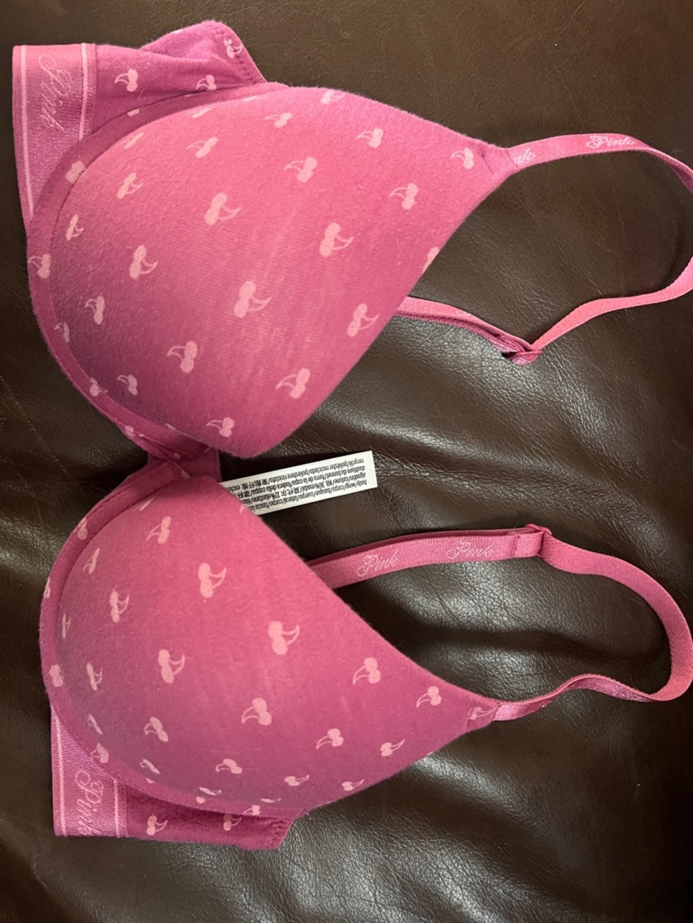PINK Victoria's Secret Pink Printed Lightly Padded Bra